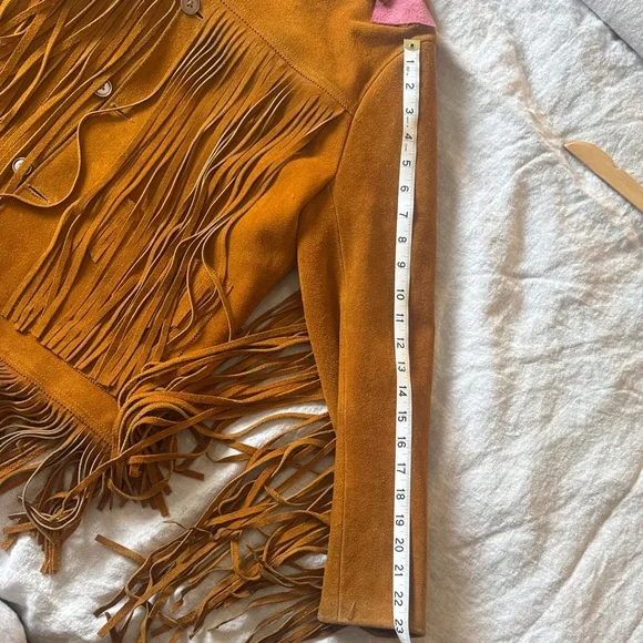 Vintage Suede Fringe Jacket - festival - Picture 10 of 13